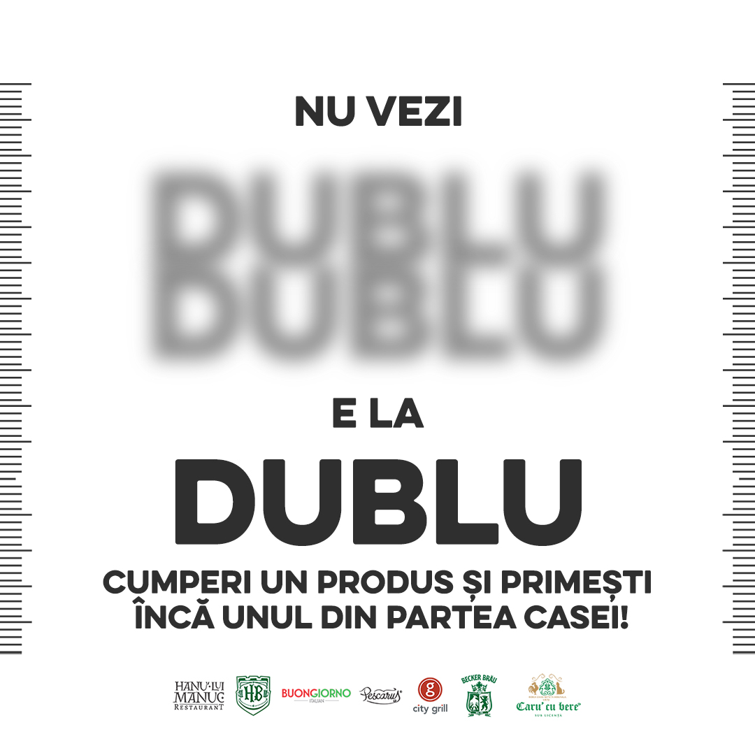Promoție "La Dublu" - Mobile